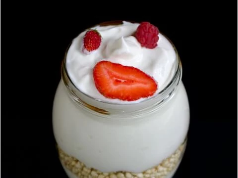 Kesukrém joghurt receptje