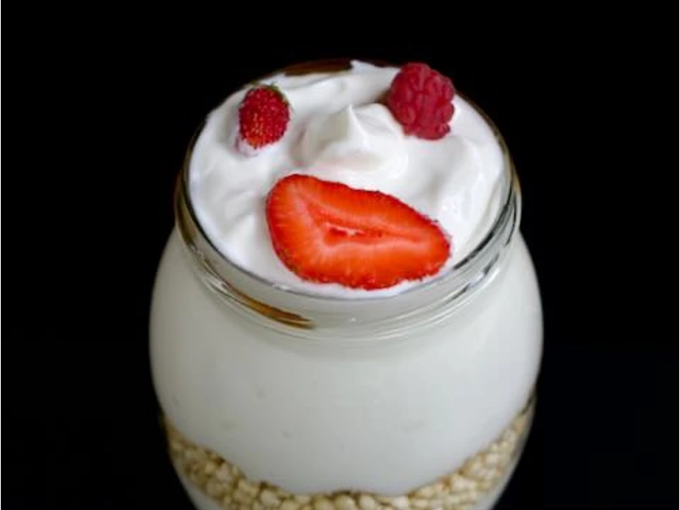 Kesukrém joghurt receptje