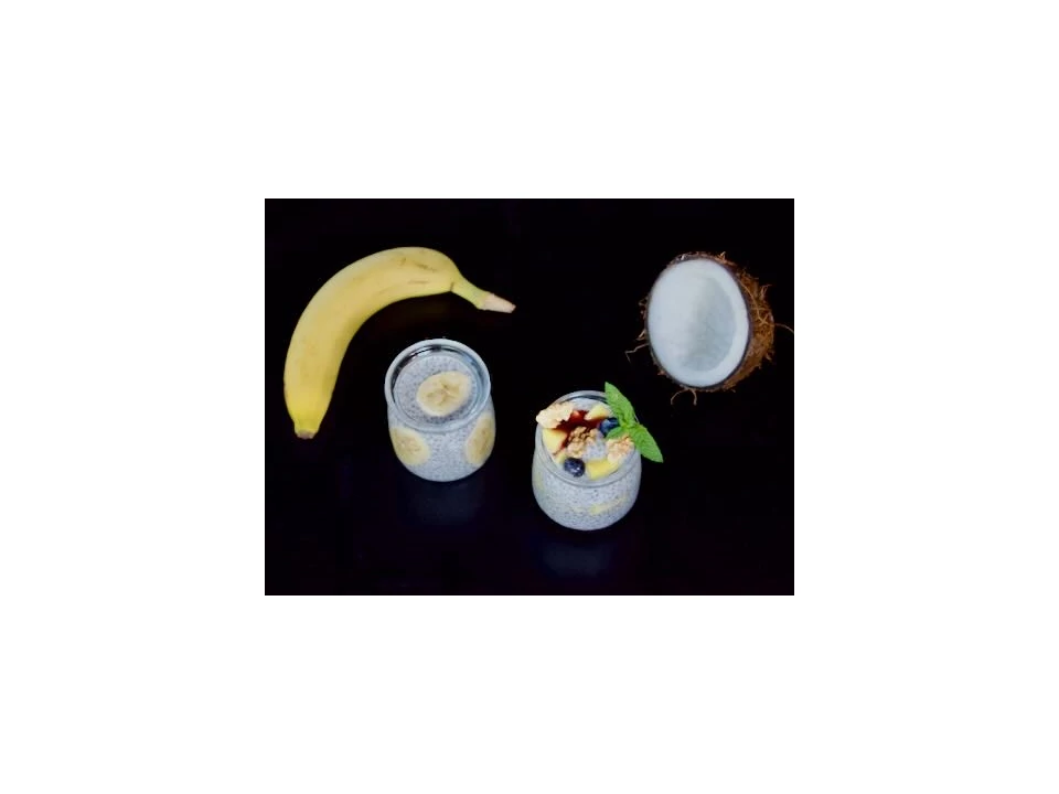 Kókuszjoghurt chiamaggal - élőflórás chia puding recept